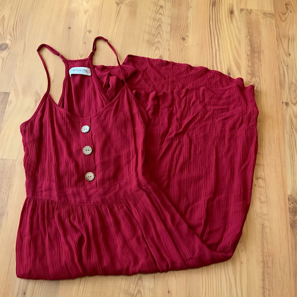 RED DRESS |  Midi Summer Dress! 💃 | SMALL ❣️ ❣️ ❣️ ❣️